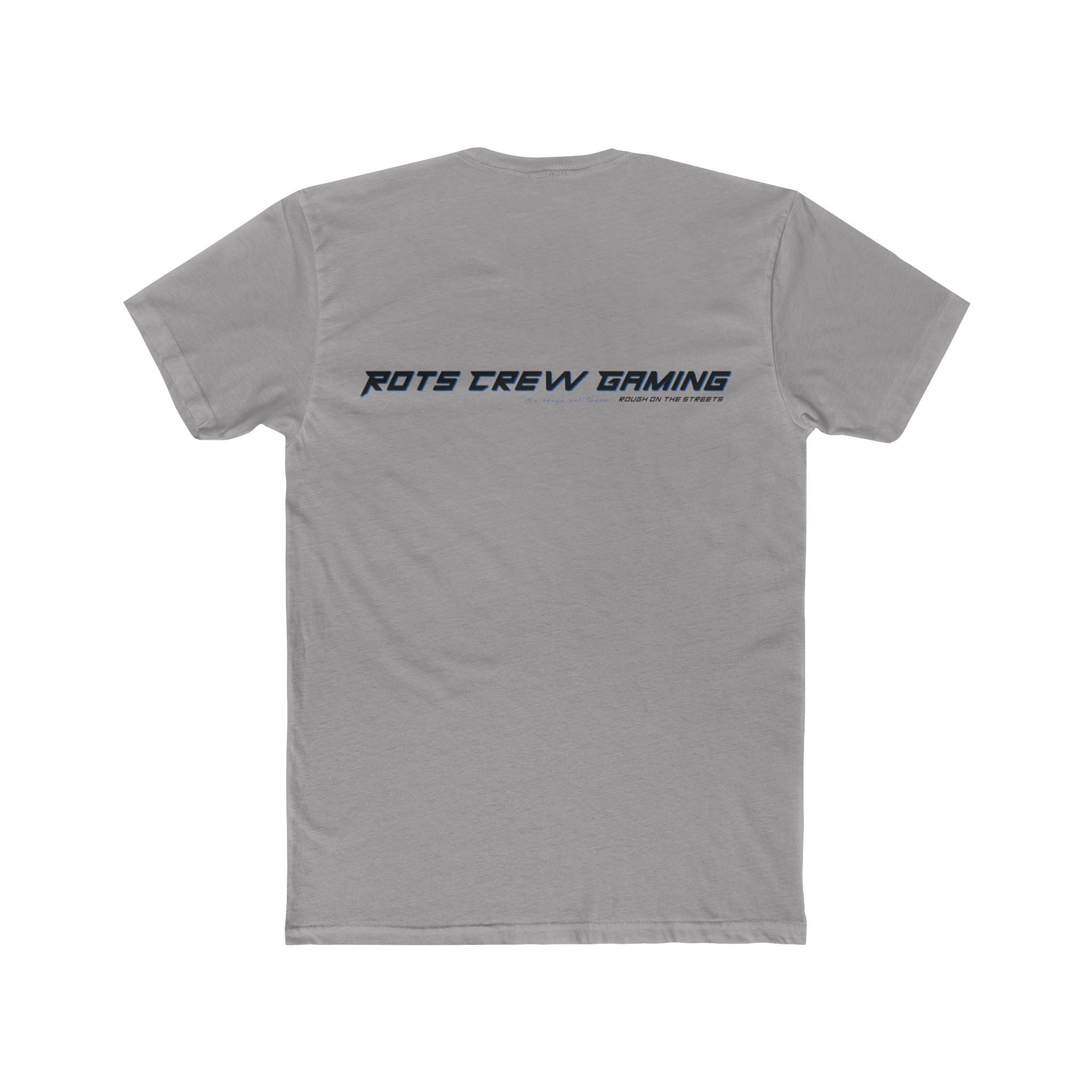 Rots Crew Blue Logo Men's Cotton Crew Tee