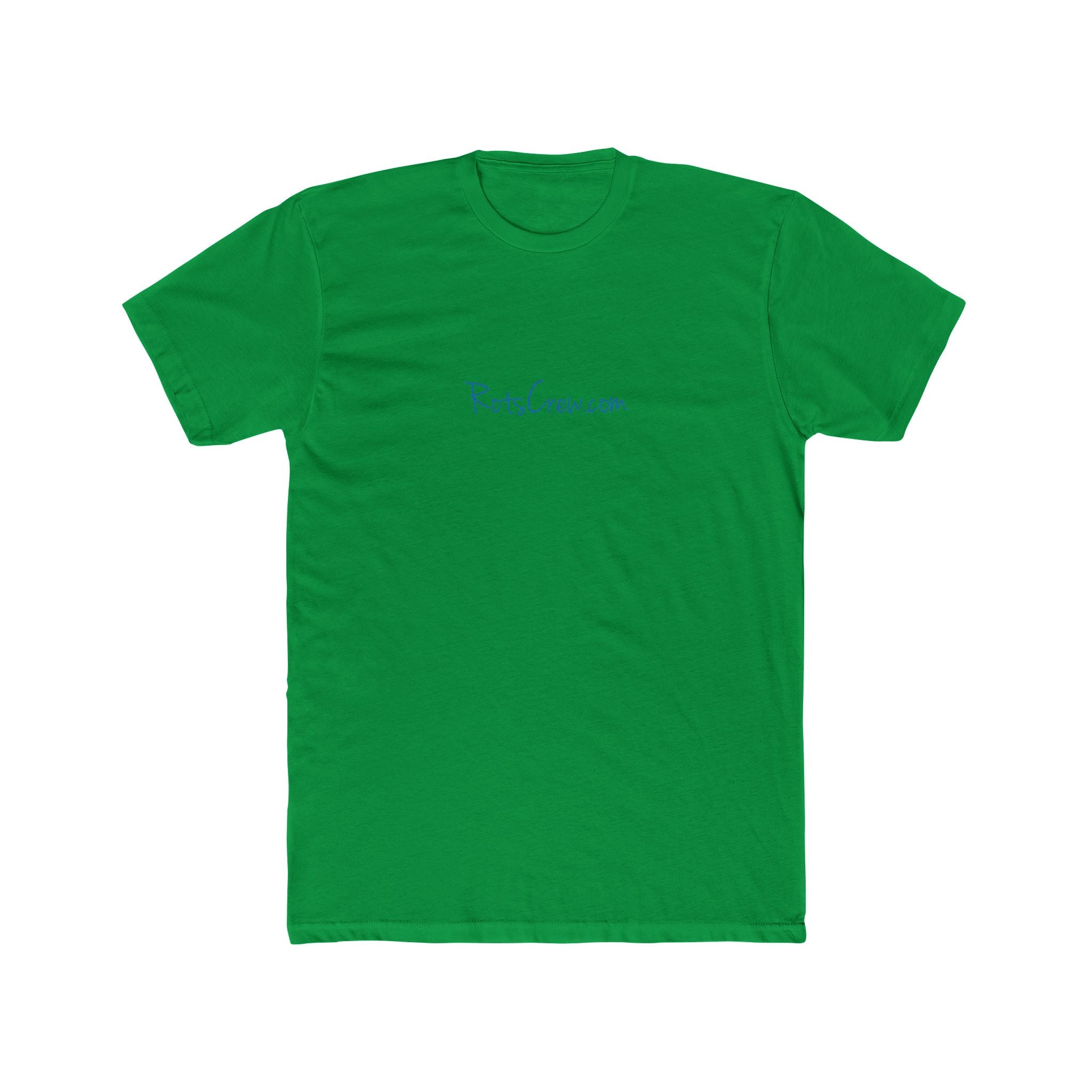 Rots Crew Blue Logo Men's Cotton Crew Tee
