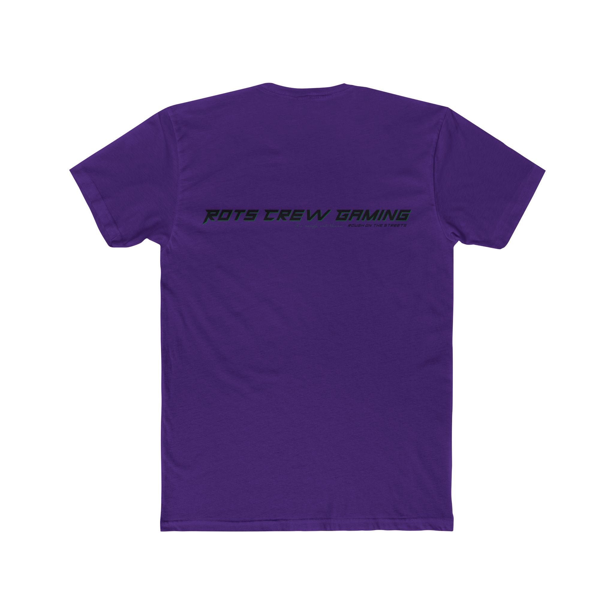 Rots Crew Green Logo Men's Cotton Crew Tee