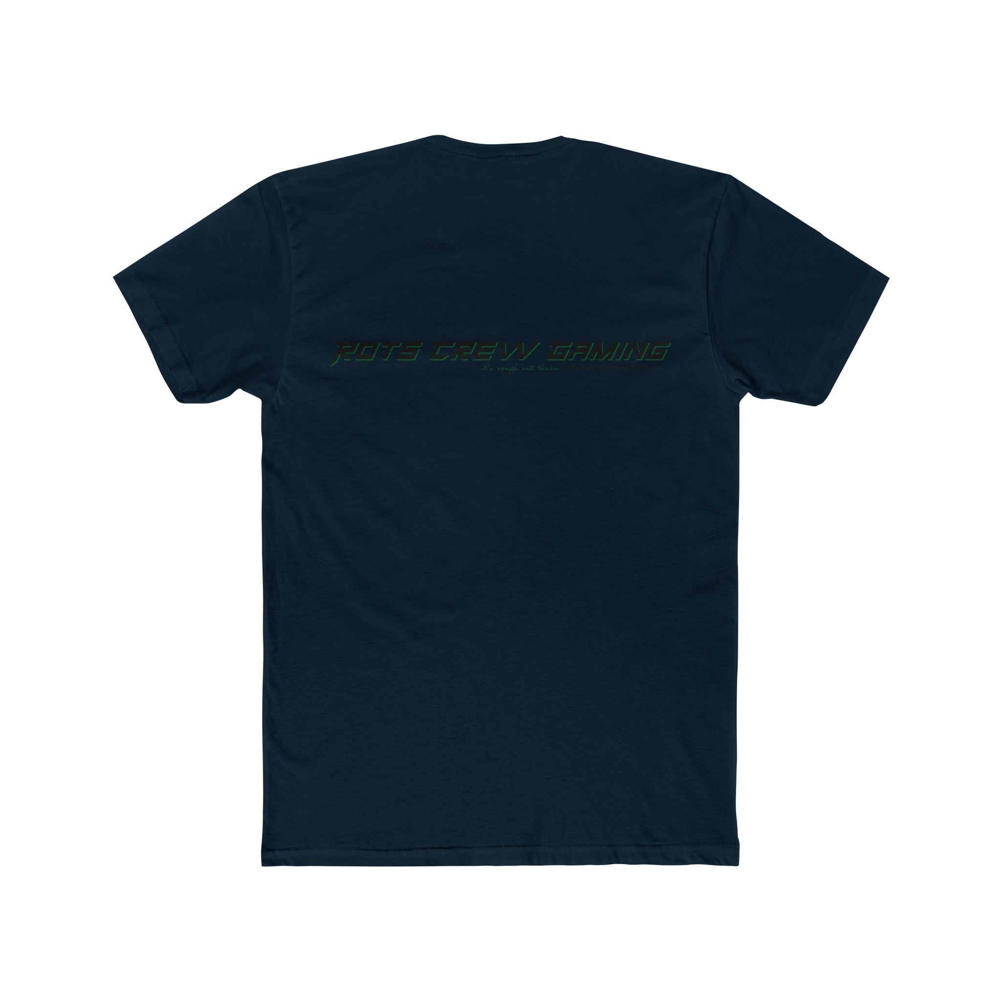 Rots Crew Green Logo Men's Cotton Crew Tee