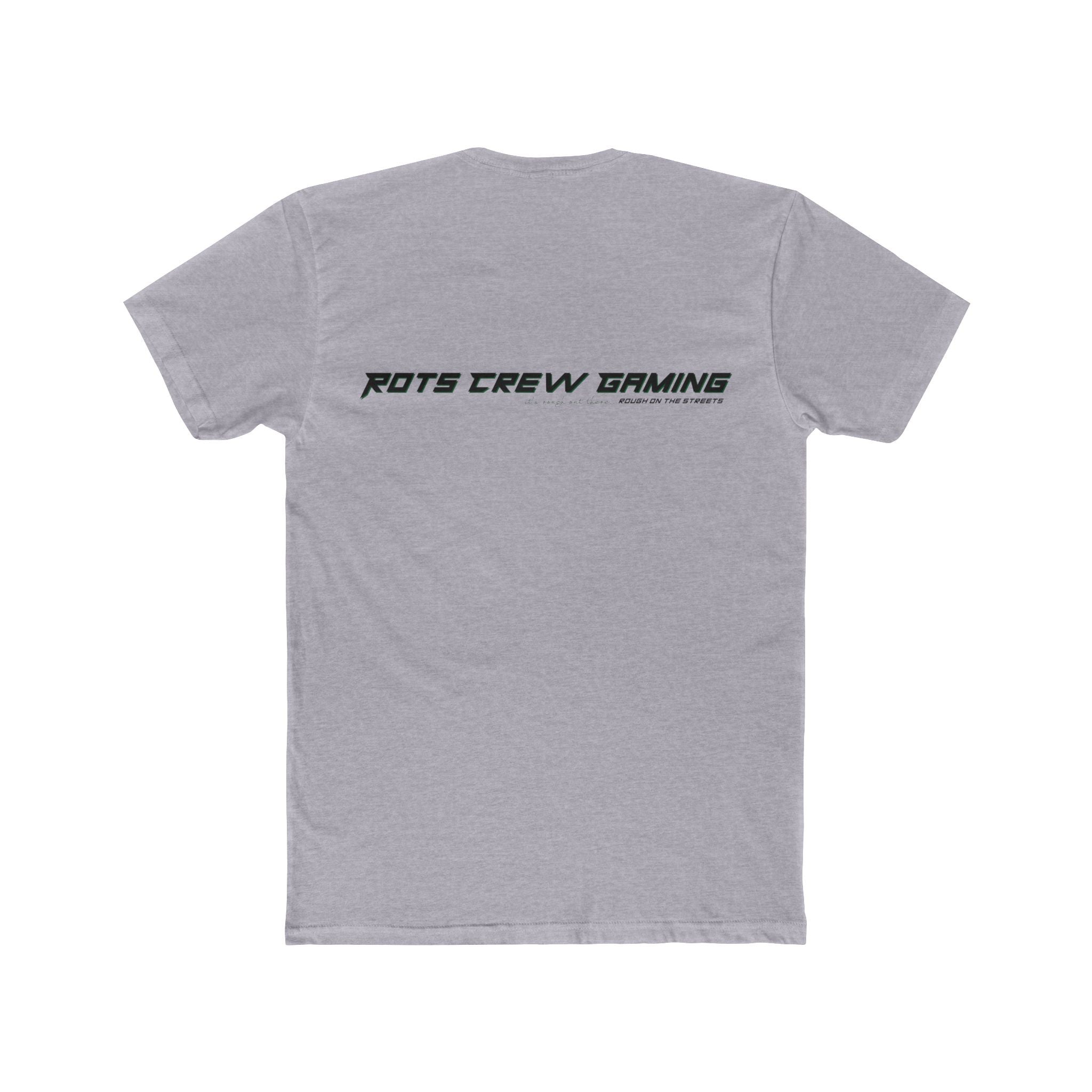 Rots Crew Green Logo Men's Cotton Crew Tee