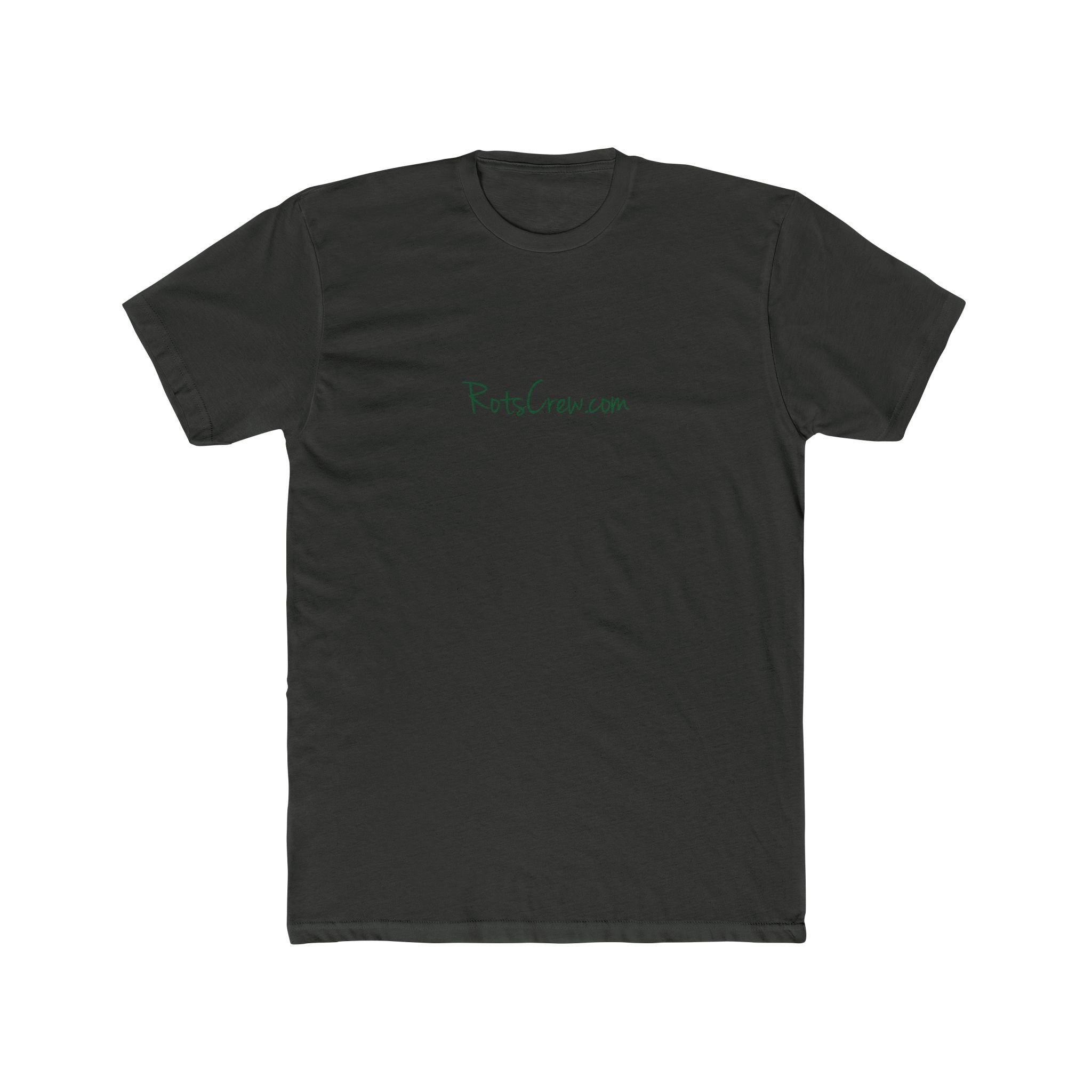 Rots Crew Green Logo Men's Cotton Crew Tee