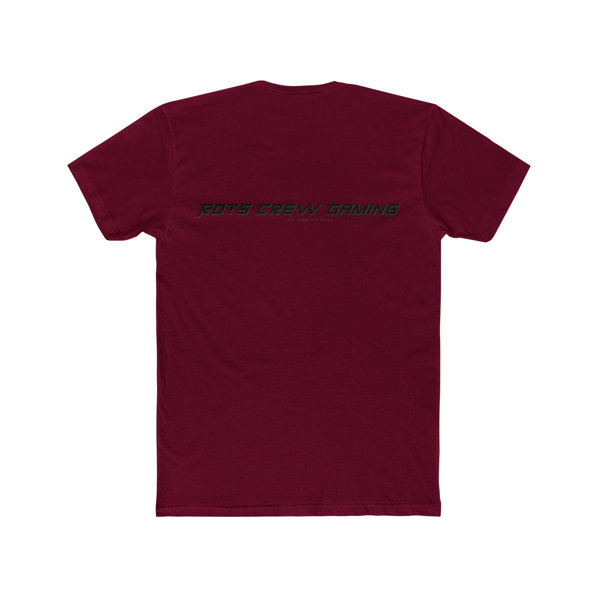 Rots Crew Green Logo Men's Cotton Crew Tee