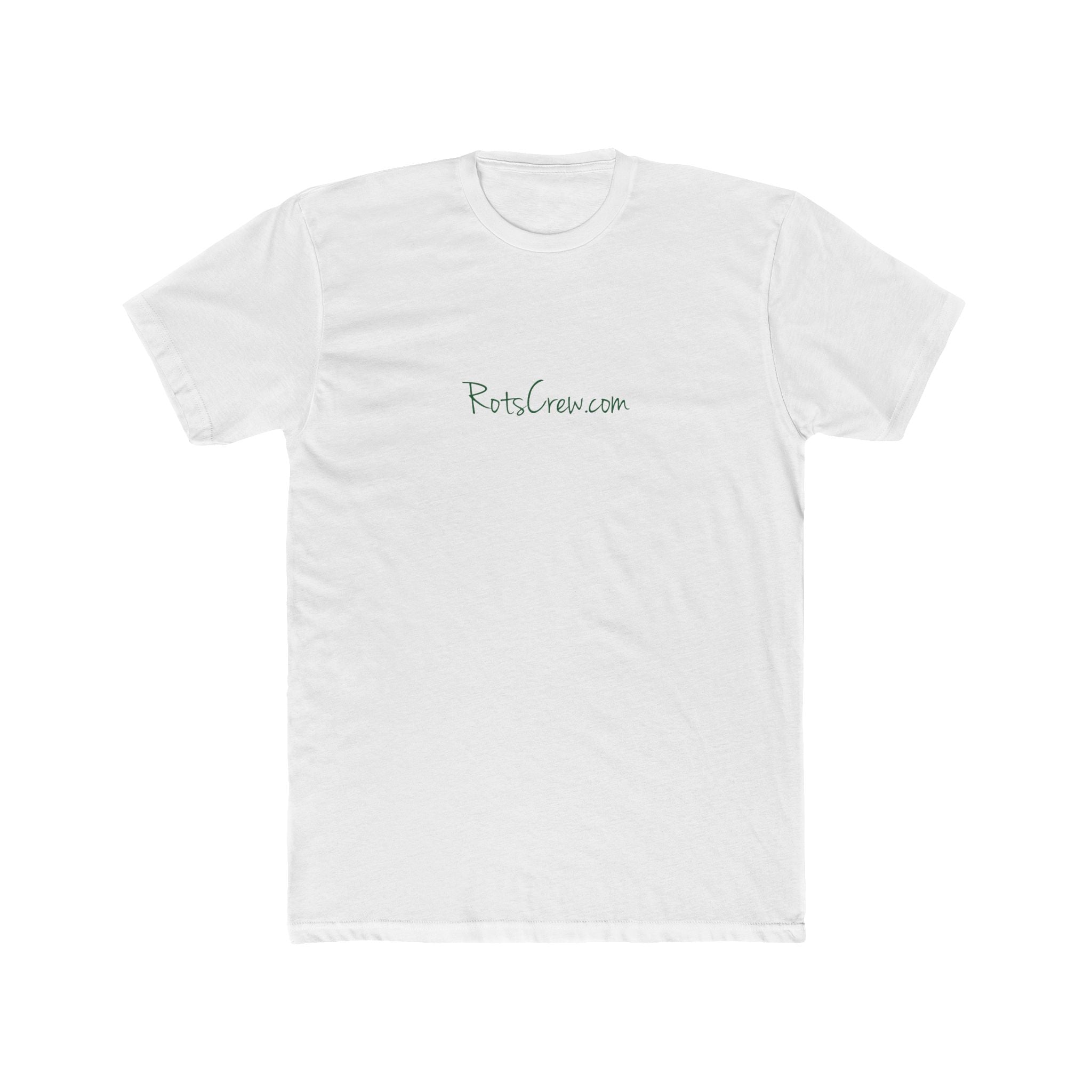 Rots Crew Green Logo Men's Cotton Crew Tee