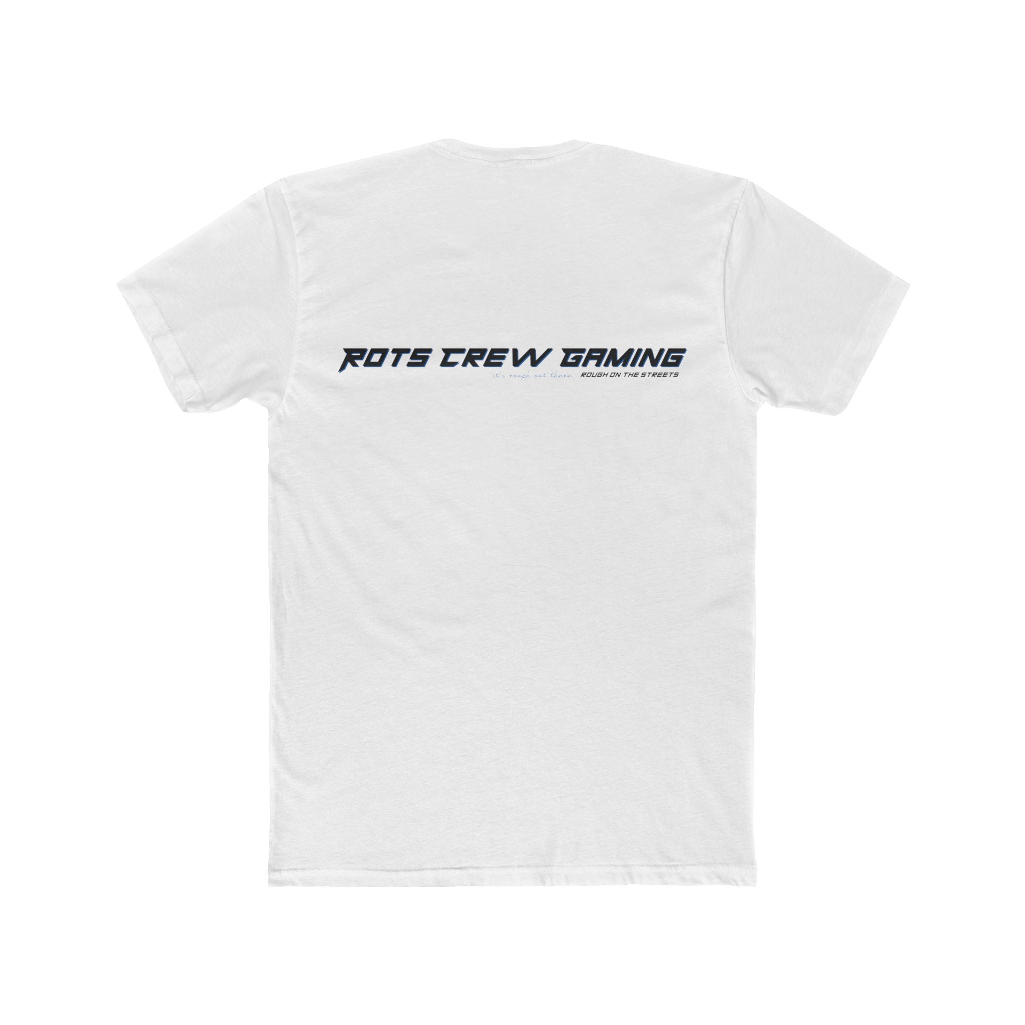 Rots Crew Blue Logo Men's Cotton Crew Tee