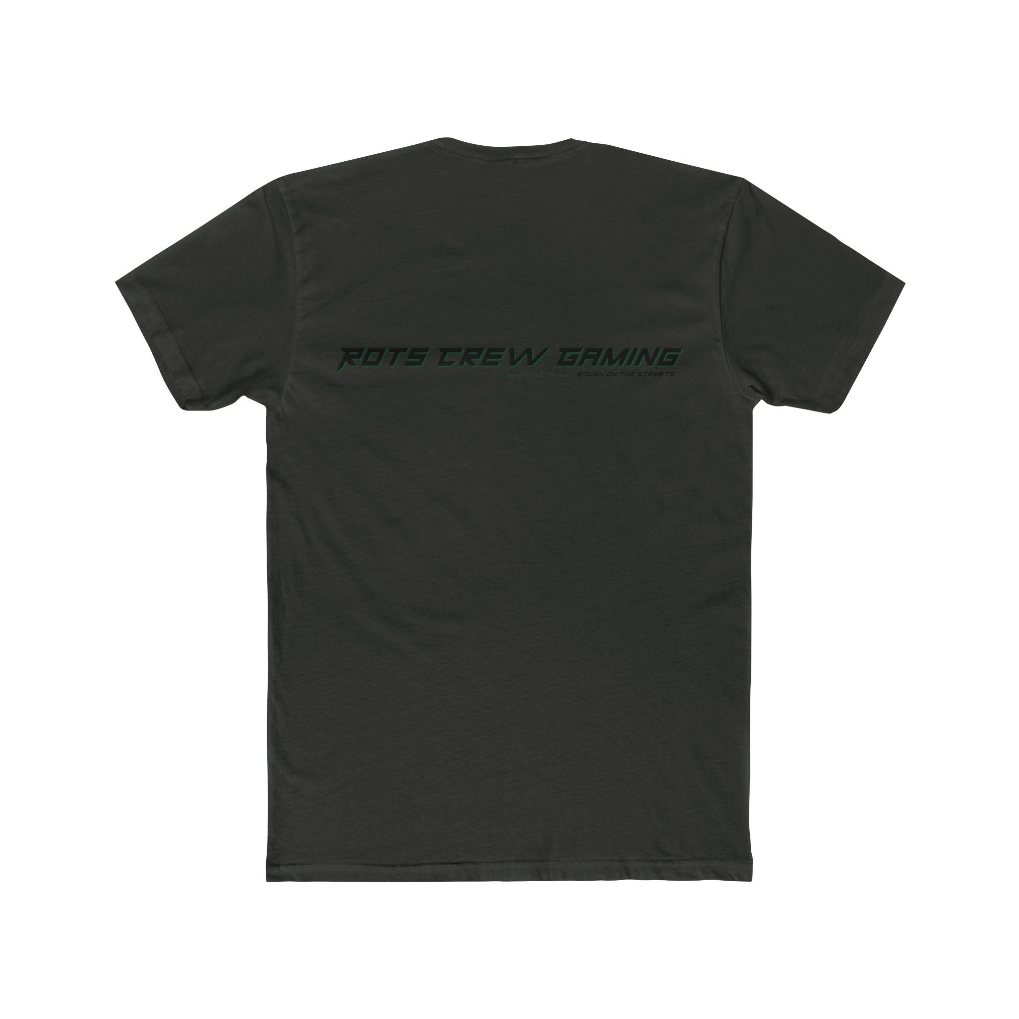 Rots Crew Green Logo Men's Cotton Crew Tee