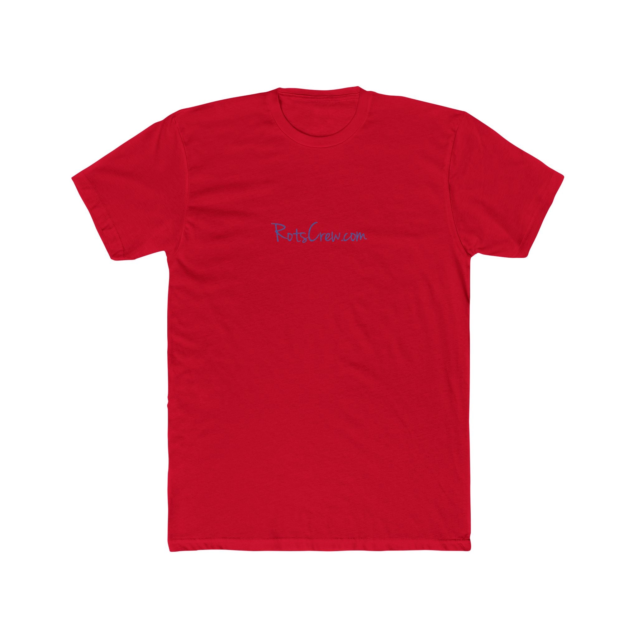 Rots Crew Blue Logo Men's Cotton Crew Tee