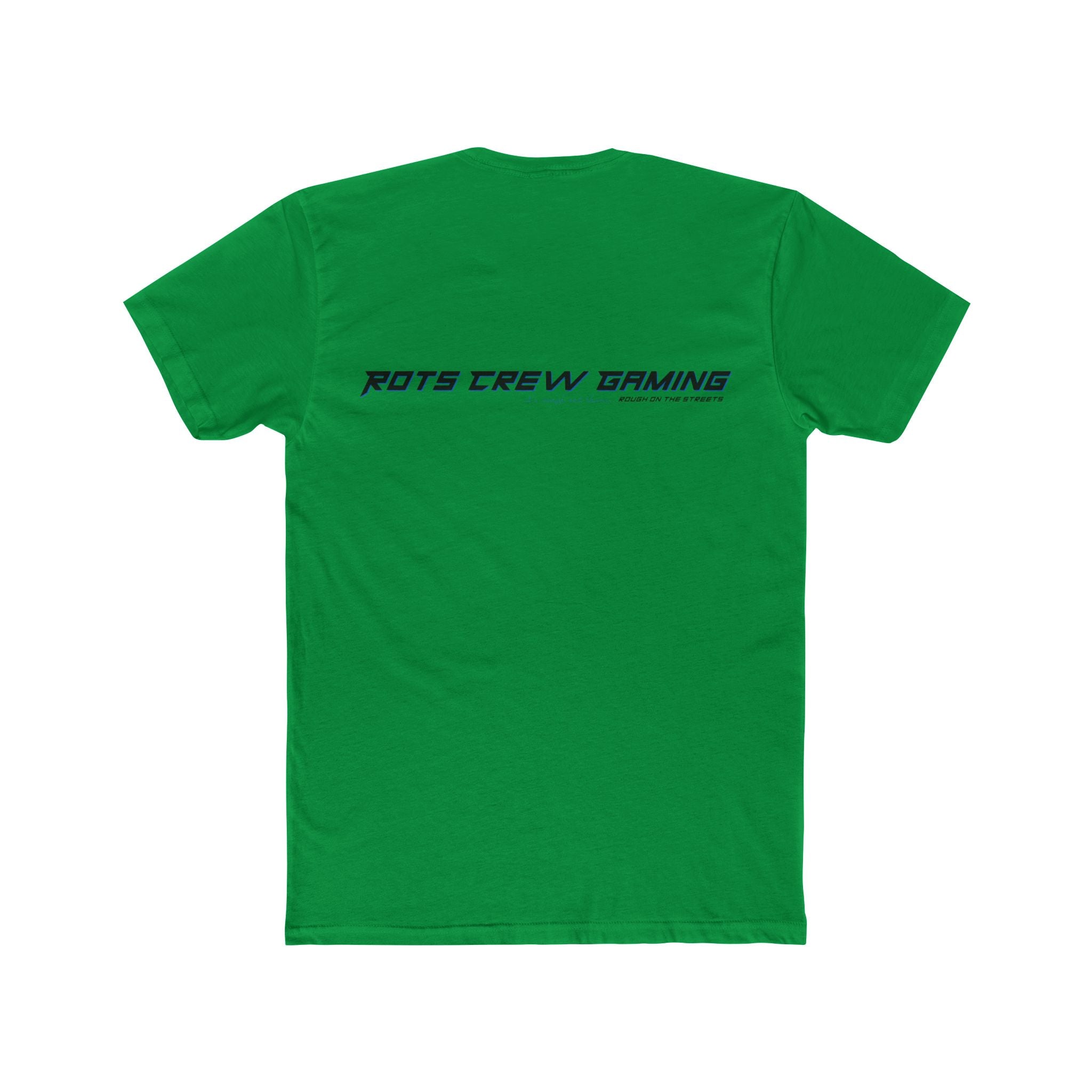 Rots Crew Blue Logo Men's Cotton Crew Tee