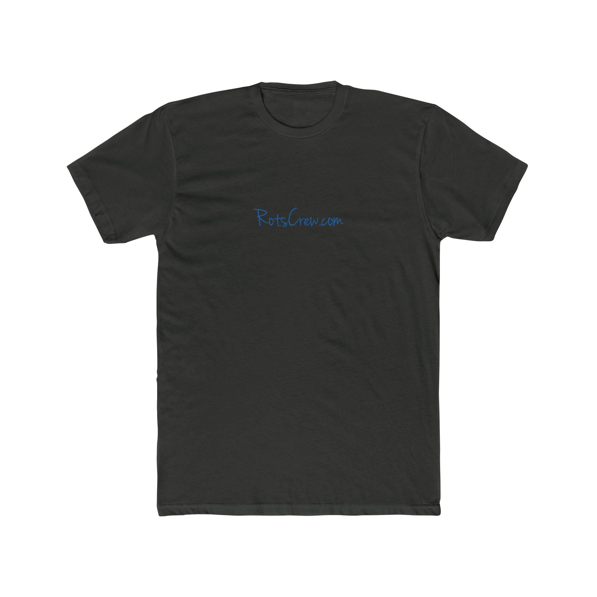 Rots Crew Blue Logo Men's Cotton Crew Tee