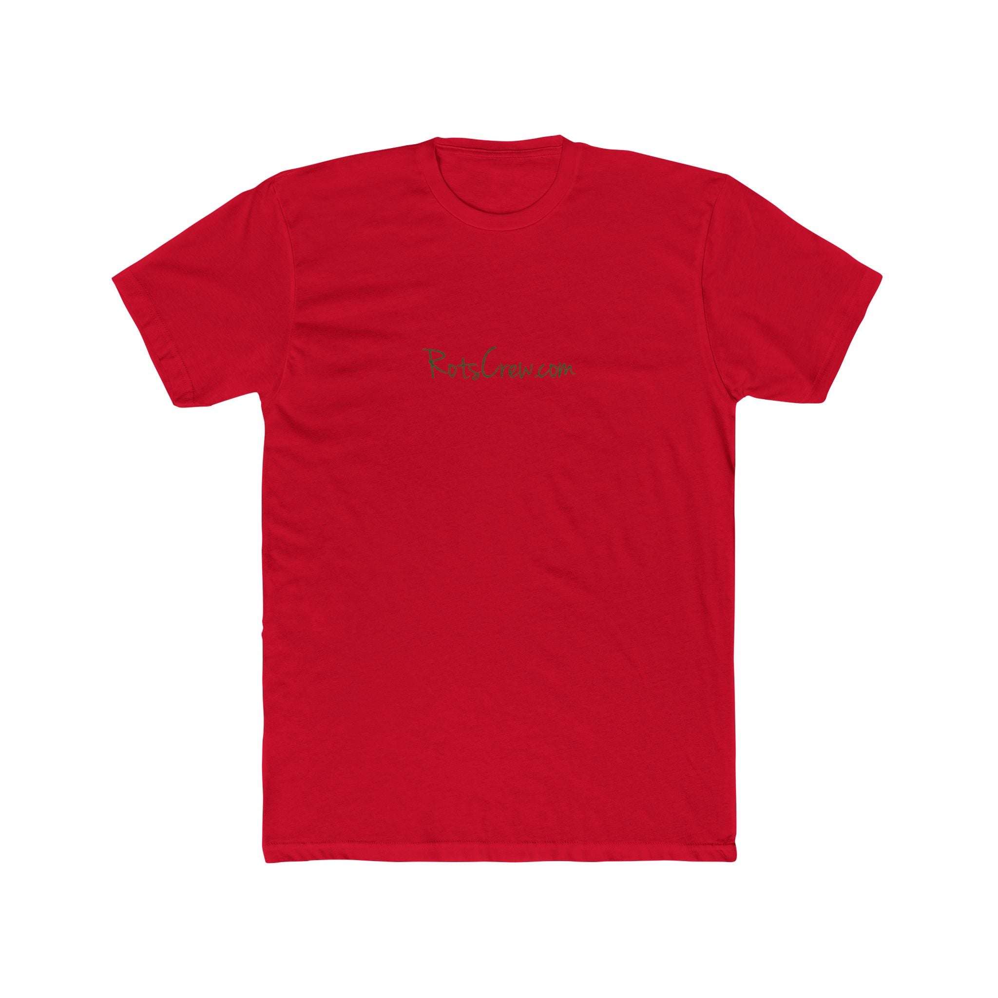 Rots Crew Green Logo Men's Cotton Crew Tee