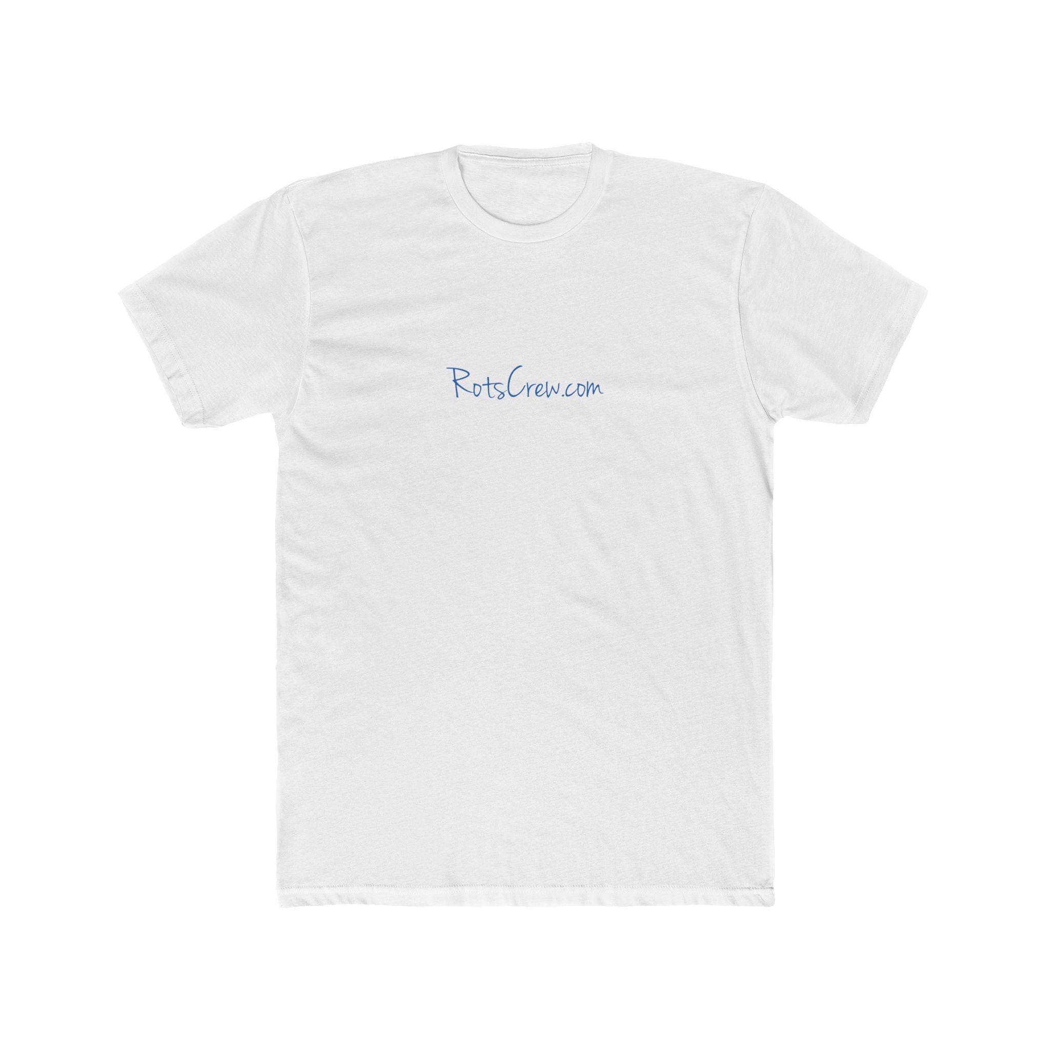 Rots Crew Blue Logo Men's Cotton Crew Tee