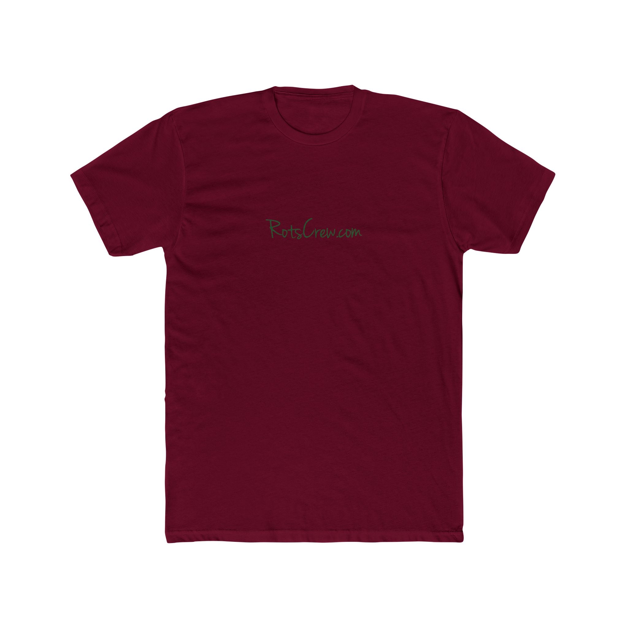 Rots Crew Green Logo Men's Cotton Crew Tee