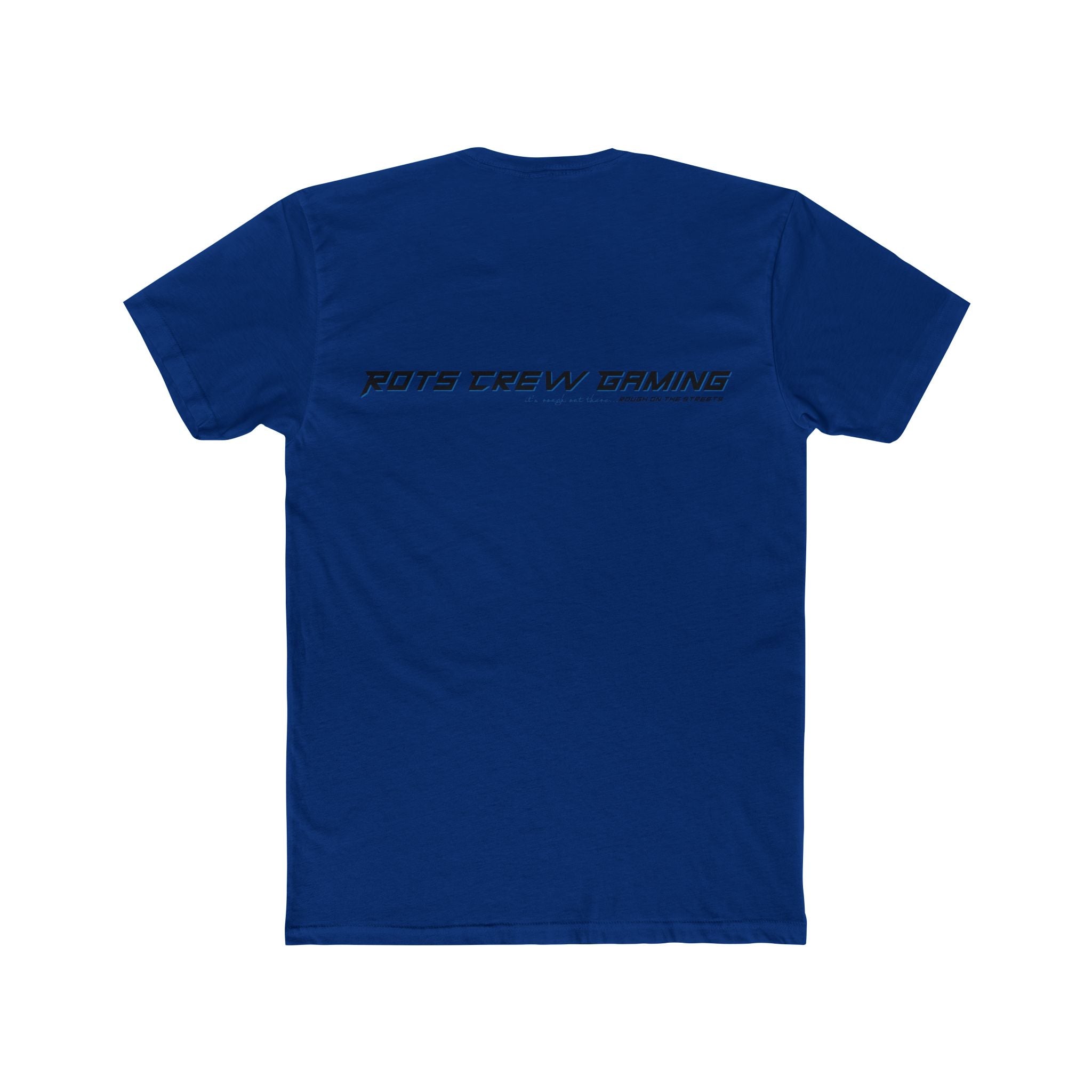 Rots Crew Blue Logo Men's Cotton Crew Tee