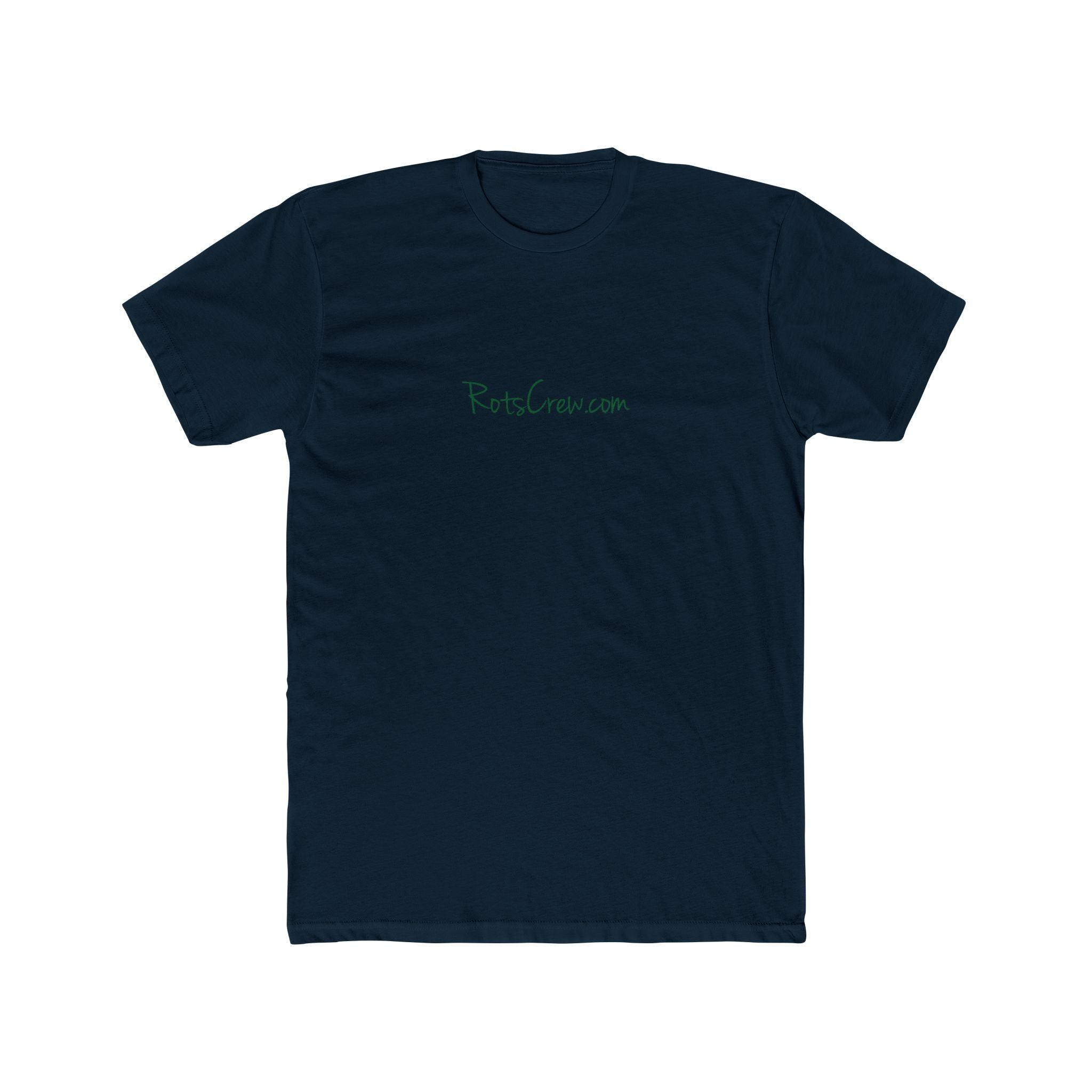 Rots Crew Green Logo Men's Cotton Crew Tee