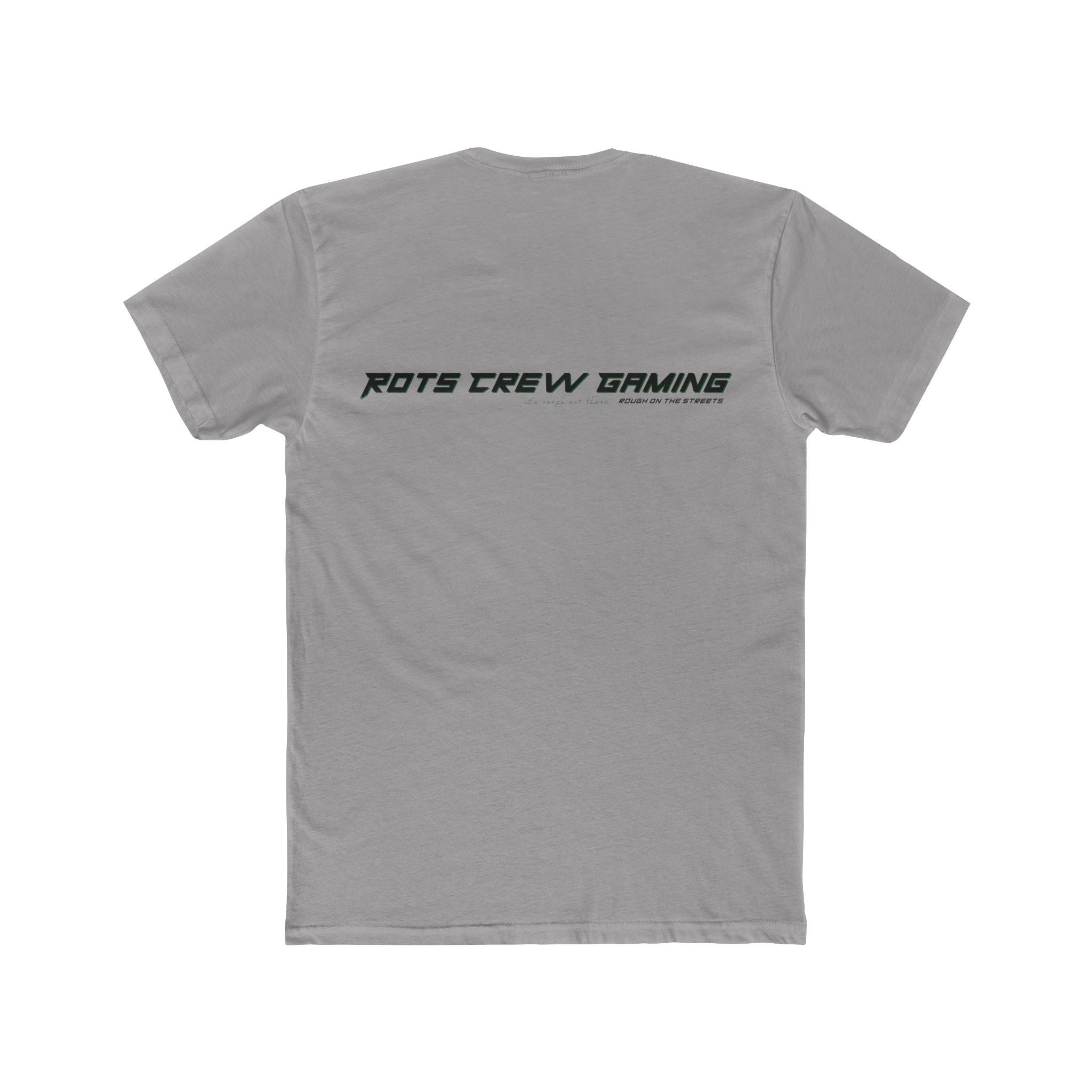 Rots Crew Green Logo Men's Cotton Crew Tee