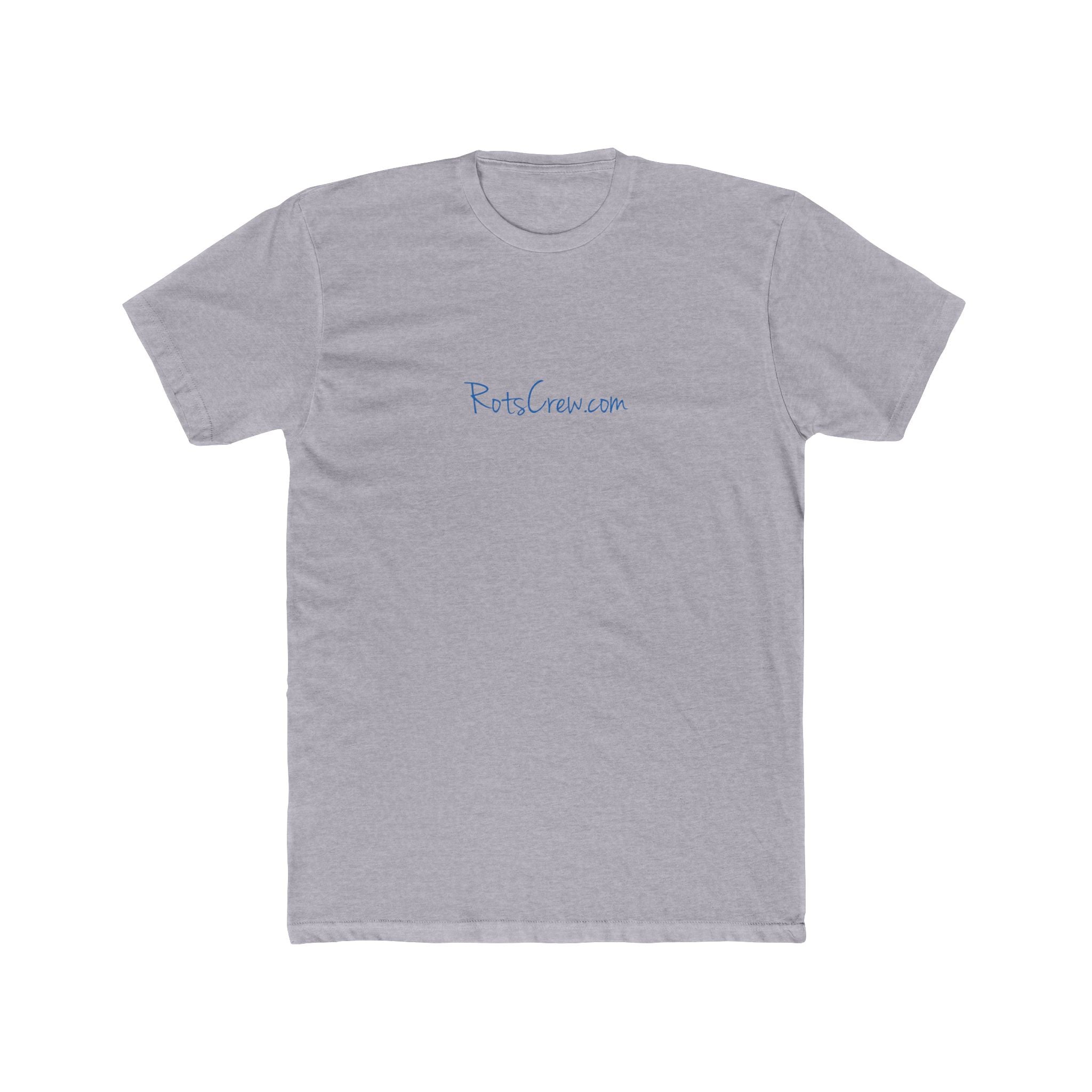 Rots Crew Blue Logo Men's Cotton Crew Tee