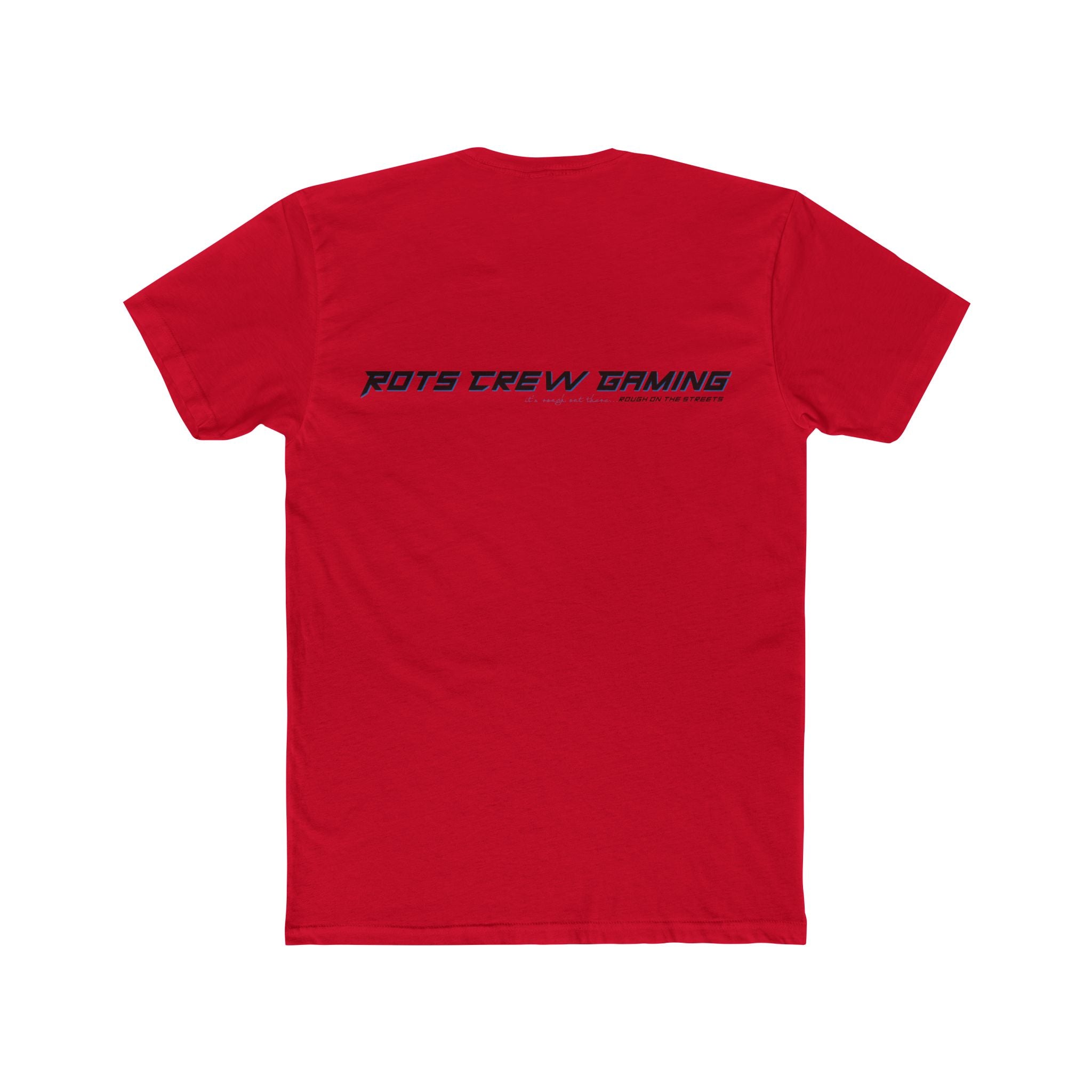 Rots Crew Blue Logo Men's Cotton Crew Tee