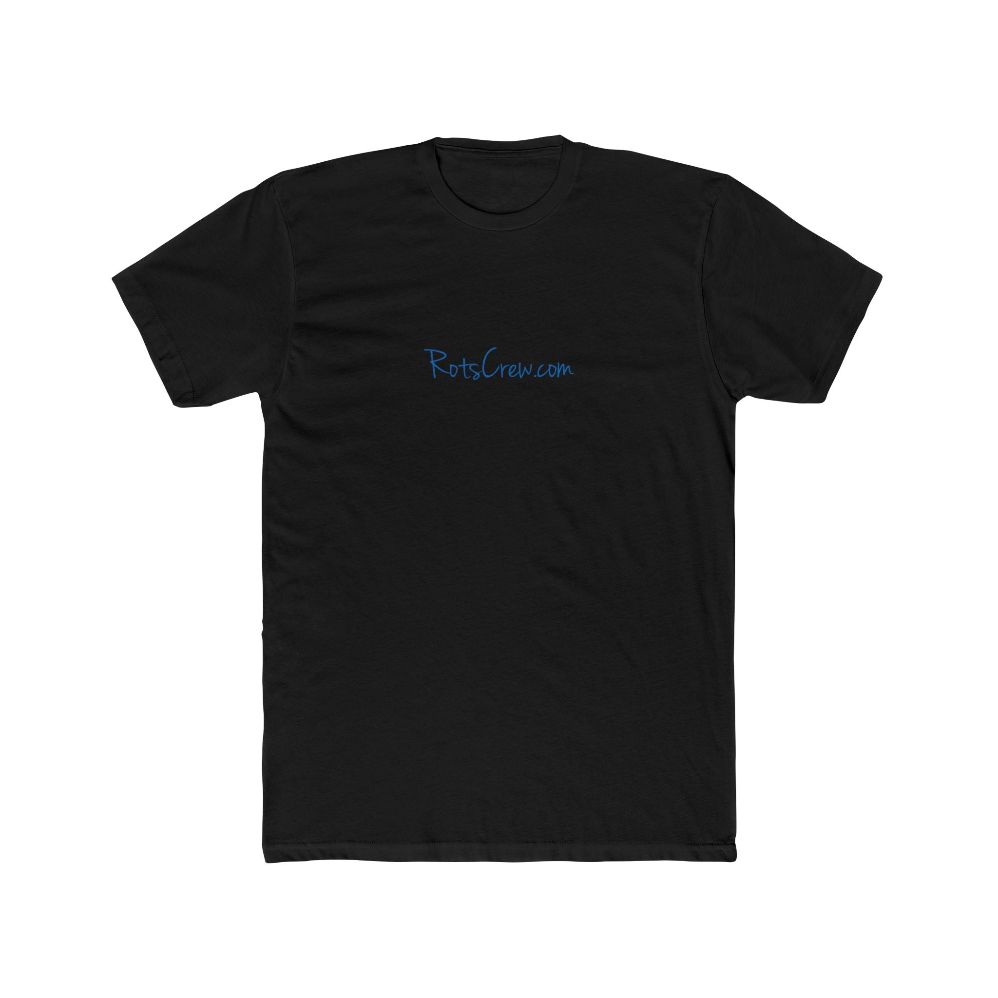 Rots Crew Blue Logo Men's Cotton Crew Tee