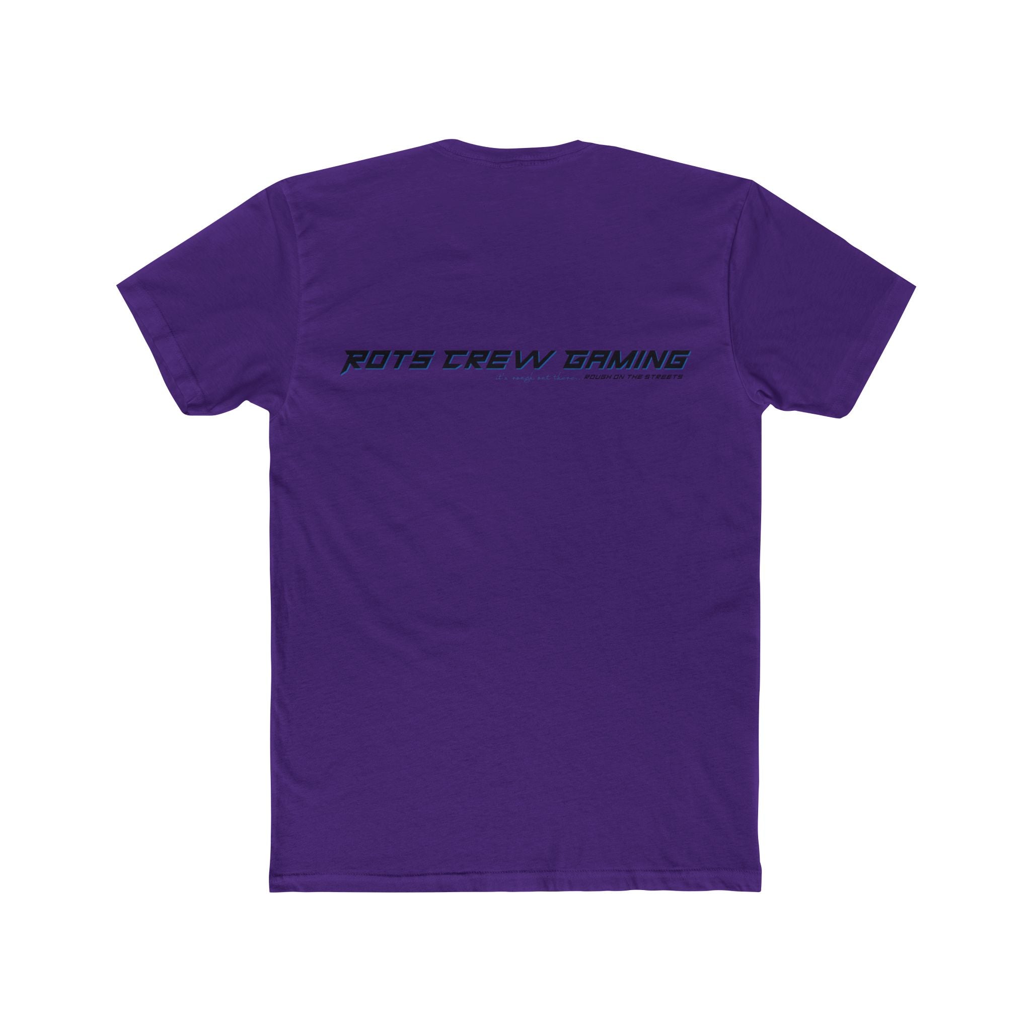 Rots Crew Blue Logo Men's Cotton Crew Tee