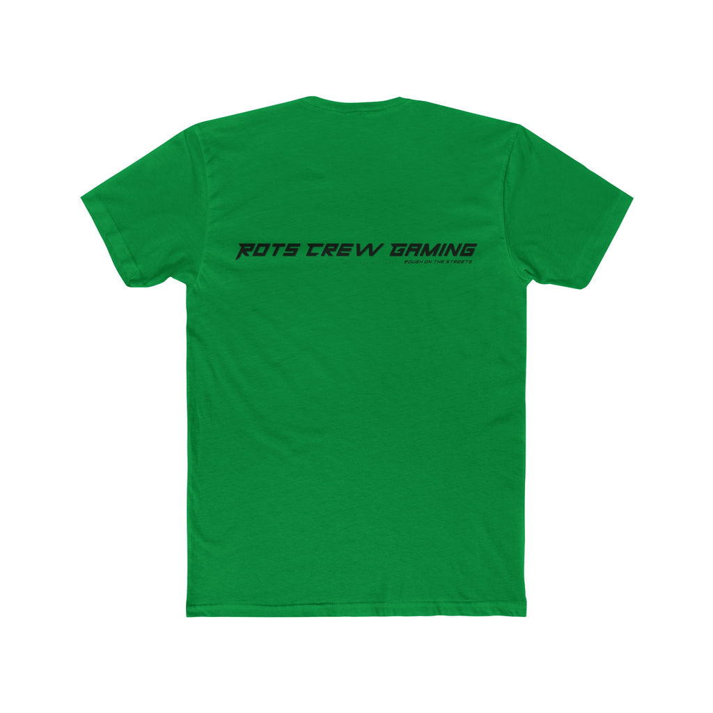 Rots Crew Green Logo Men's Cotton Crew Tee