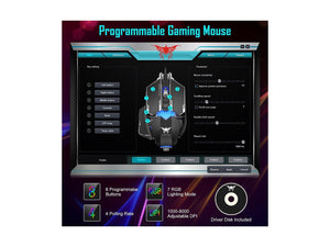 Combatwing CW20 PRO BLACK Cable Game Mouse