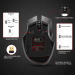 The Combatwing W-100 Rechargeable 2.4G Wireless Gaming Mouse