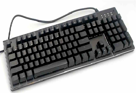 AOYEAH K102 Black on Black or White on Silver Keyboard