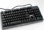 AOYEAH K109 Black on Black or White on Silver Keyboard