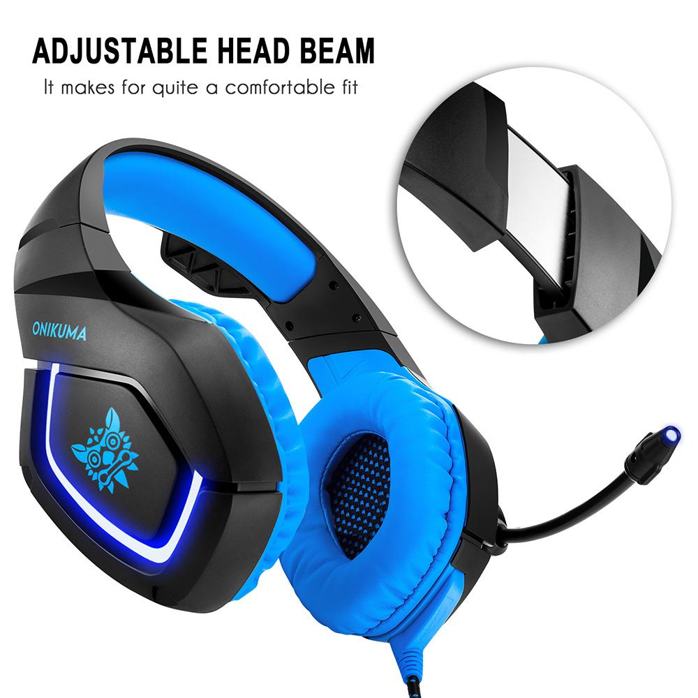 ONIKUMA K1-B LED Gaming Headset